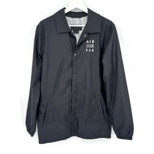 Men's Air Jordan Jumpman Coaches Track Jacket Wind Breaker AJ6795-010‎ Sz Small